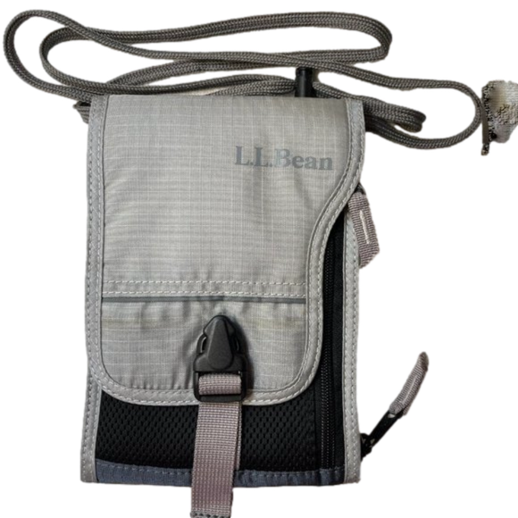 L.L. Bean Other - L.L.BEAN  Wallet  Traveler  Passport Organizer  ID Cards  Gray Crossbody
